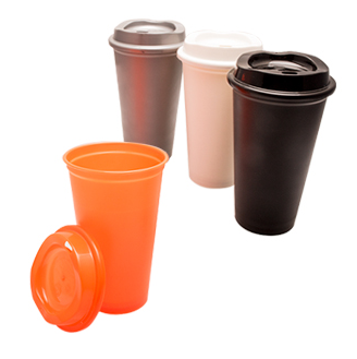 VASO REUTILIZABLE CON TAPA HERMETICA.